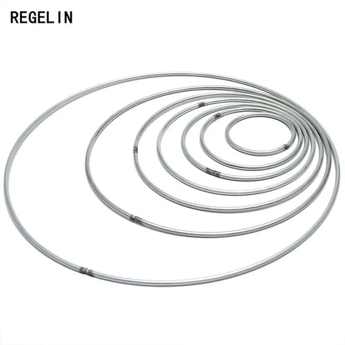 REGELIN Dream Catcher Reve Circle Rings Findings Hanging Round cercle metal pour attrape reve Net Jewelry DIY 10pcs 35-200mm