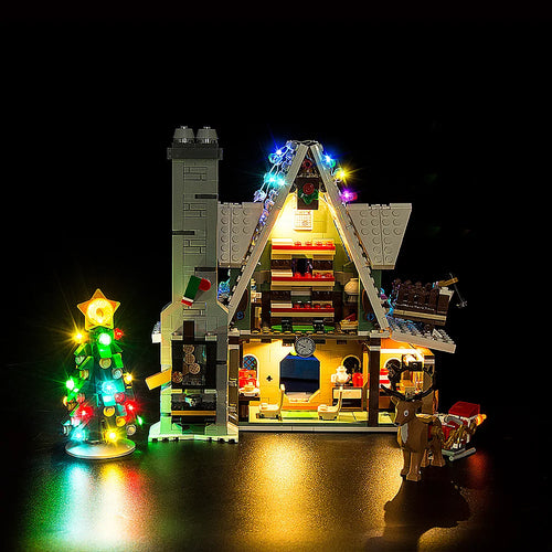 LED Light Kit For Christmas Creator Gift 10275 Elf Club House Building Blocks Bricks Toys Lamp Set No Model