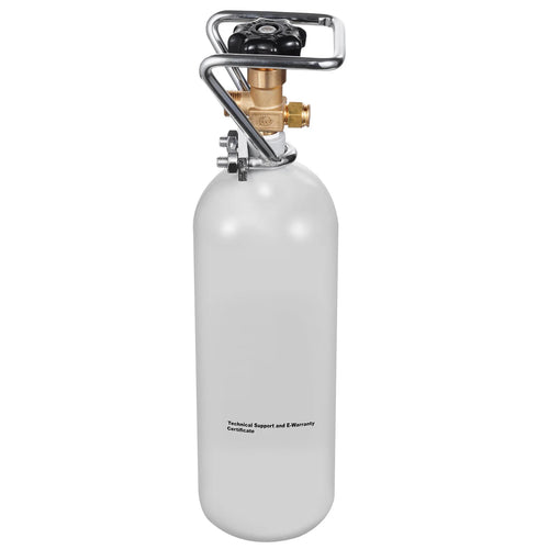 SucceBuy CO2 Tank CO2 Air Tank with Gray Spray Coating 4.41lbs New Alloy Steel Cylinder for Draft Beer Dispensing and Soda Maker