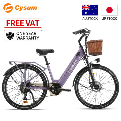 The Volt Nomad | 48V Urban Commuter eBike — 10.4Ah Removable Battery, 250W Motor