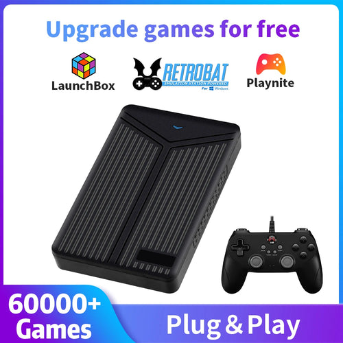 5T Ext HDD Retro Game Console Retrobat&Playnite&Launchbox for 60000+AAA/3D/Retro Games for PS4/PS3/X BOX Plug&Play Win 8.1/10/11