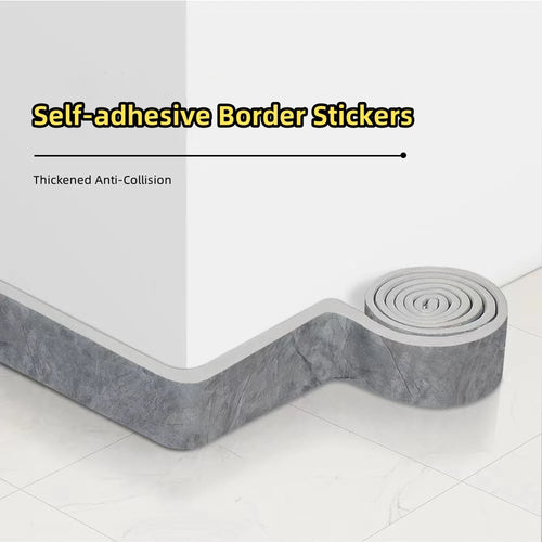 The Edge Line | Self-Adhesive Baseboard and Door Frame Trim Strips
