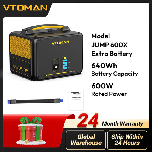 The Reserve Cell | 640Wh LiFePO4 Expansion Battery for VTOMAN Jump 600X
