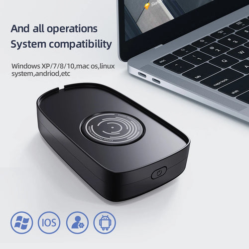 Jiggler USB鼠标移动器 防睡眠自动鼠标移动模拟器 带ON/OFF开关 电脑唤醒 保持电脑活跃