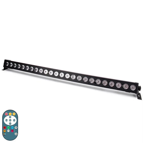 Yiflamefly 60W LED 洗墙灯带遥控器,24颗LEDs RGB 染色灯条,适用于KTV、音乐会、建筑、婚礼派对