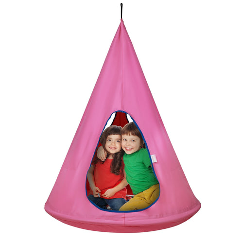VEVOR Kids Nest Swing Chair Hanging Hammock Chair with Adjustable Rope for Kids Indoor and Outdoor Use Sensory Swing for Kids