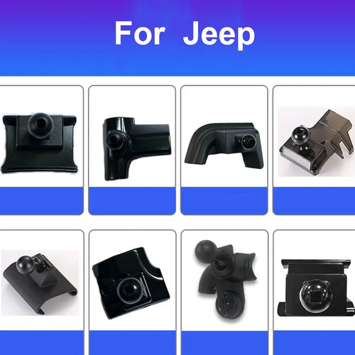 适用于Jeep Compass Grand Cherokee Wrangler Commander Renegade 2023 2022 2020 2018汽车手机支架底座