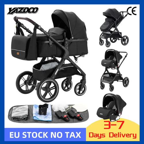 The First Ride | 3-in-1 Convertible Baby Stroller System