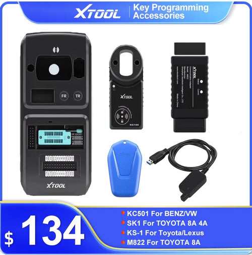 XTOOL KC501 KC100 SK01 KS01 M822 适配器 专业钥匙编程 全丢钥匙 支持X100 MAX X100 PAD3