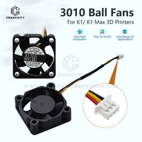 K1 3d Printer Hotend 24V Fan 3010 6015 Cooling Fan 4020 K1C K1 Max Blower Fan For K1C 3d printer Parts Accessories