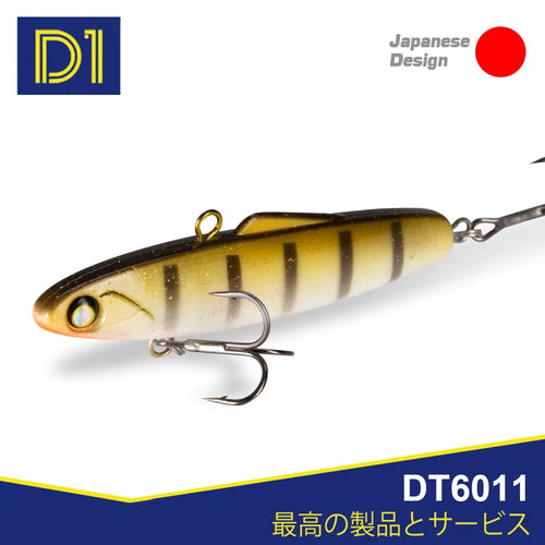 D1 VIB冬季钓鱼路亚饵 80毫米/25克 90毫米/30克 硅胶饵 人造颤泳饵 平衡器 适用于 Pike Bass DT6011 渔具