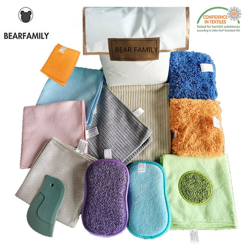 The Car Care Arsenal | 12-Piece Microfiber Household & Auto Cleaning Kit