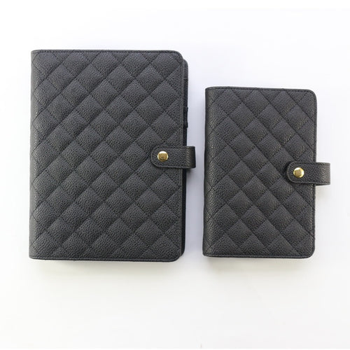 Domikee original leather hardcover binder spiral notebooks and journal stationery,personal binder agenda planner organizer A5A6