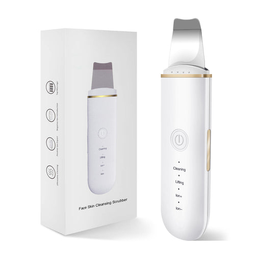 Xiaomi Mijia Ultrasonic Skin Scrubber Vibration Face Spatula Blackhead Remover Shovel Clean Cavitation Peeling Facial Lifting