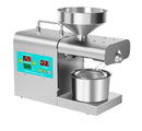 220V/110V 亚麻籽橄榄籽不锈钢智能温控榨油机 RG-311/RG-312 冷热两用榨油机