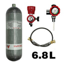 Acecare 3L/6.8L/9L CE Carbon Fiber Scuba Diving Tank Bottle 30Mpa 300Bar 4500psi with Valve Fill Sta