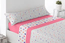 Set of sheets liquidation. Three pieces spring/summer printed bottom, countertop, pillowcase