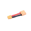 2个XT90公头转XT60母头电池适配器 12awg RC电池充电线 40毫米