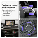 Road Top Wireless CarPlay for Audi Q5 2018-2019, with Mirror Link AirPlay Android Auto Rear View, Original Control