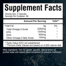 Omega-3 鱼油胶囊 - 富含DHA/EPA - 促进关节、眼睛、皮肤健康，增强免疫力 - 120粒