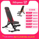 Versatile Adjustable Folding Weight Bench with Resistance Bands
