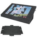 Portable Puzzle Table Felt Puzzle Platform with 6 Drawers 2-In-1 Stand 1000 Piece Puzzle Capacity Lightweight & Easy Store