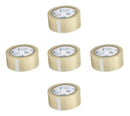 Kit 5 Fitas Adesiva Transparente 45X50 - 5 Rolos