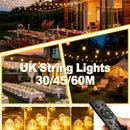 The Horizon Series | 24V Low-Voltage LED String Lights IP44 Outdoor 60M