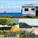 SOLARPLAY 200W 18V Solar Panel Kit Foldable Solar Panel Outdoor Rechargeable Solar Charger For Portable Camping Power Station