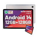 11英寸平板电脑，安卓14，八核处理器，12GB RAM+128GB ROM（1TB TF），5MP+13MP，分屏，6800mAh，带保护套平板电脑