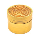 2" 4 Parts Maze Grinder Tobacco Herb Spice Crusher Gold Rose Gold gift