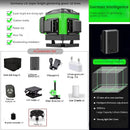 16/12 Lines 4D Laser Level green line SelfLeveling 360 Horizontal And Vertical Super Powerful Laser level green Beam laser level