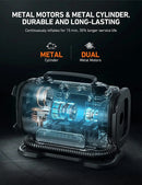 The Nomad Press | Dual-Power 110V-230V Portable Air Compressor