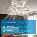 IRALAN Ceiling Light With Forward And Reverse Air Circulation Fan Stepless Dimming Light For Living Room Bedroom Office Lounge