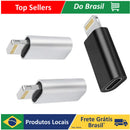 OTG  Adaptador  Tipo C compatível com Lightning