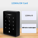 2.4G Wifi Tuya和Smartlife应用背光门禁键盘 IP66防水独立式RFID 125kHZ EM读卡器 Wiegand 26位