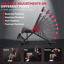Versatile Adjustable Folding Weight Bench with Resistance Bands