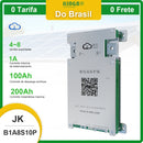 【巴西原装】智能BMS JK-B1A8S10P 4S~8S 12V 24V 金波电源电池 带1A主动均衡器，含开关