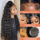 30 40 Inch Kinky Curly Wigs 13x6 HD Lace Front Human Hair Wigs Brazilian 13x4 Deep Wave Lace Frontal Wig 220 Density For Women
