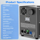 Fieryzeal 800W 冷焰机舞台设备冷焰花喷射器电子火花机DMX控制，适用于DJ派对婚礼