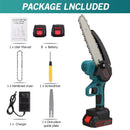 The Arboreal Edge | 6-Inch Cordless Mini Chainsaw with 21V Li-Ion Power System