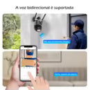 6MP 4K Dual P11 Camera-360 ° + Night Vision, LED Alarm, Waterproof, 2-Way Audio