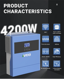 The Power Broker | 4kW Hybrid Solar Inverter with 100A MPPT & WiFi Monitoring