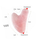 Heart Shape SPA Massage Beeswax Gua sha Scraping Massage Scraper Face Massager Acupuncture Guasha Board Massager for face 1pcs