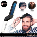 Men's Hair Beard Portable Hair Curler Electric Comb Straightening Brush