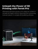 Creality CR-Scan Ferret Pro 3D Scanner Portable 0.1mm Anti-shake Tracking Wireless Scanning Suitable for Outdoor Scanning