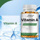 维生素A 3000微克 - 改善视力，抵抗疲劳，促进眼睛清澈，促进生长发育 - 120粒胶囊