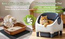 76L+11L Fully Automatic Self-cleaning Cat Litter Box APP-control Semi-enclosed Cat Litter Sandbox  Leak-Proof Pinch-Proof Smart Pet Toilet