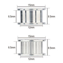 Mellow 1Pcs 20T 8.5MM Height GT2 Idler 20 Tooth Wheel Bore 5mm For High Matching Low Vibration Gates 6MM 2GT Timing Belt