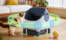 76L+11L Fully Automatic Self-cleaning Cat Litter Box APP-control Semi-enclosed Cat Litter Sandbox  Leak-Proof Pinch-Proof Smart Pet Toilet